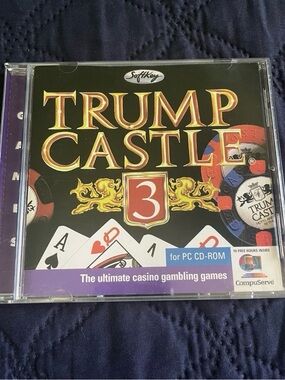Trump Castle 3 CD-Rom PC Games: The Ultimate Casino Gambling Games (1996 Softkey